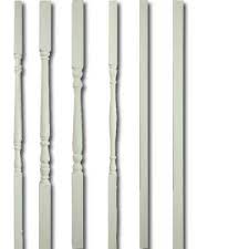 Deck balusters in vinyl or aluminum are a great choice. White Primed Stair Parts Painted With A Coat Of White Primer Richard Burbidge Stairparts Online