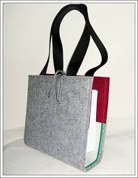 Ordnertasche Aus Filz Mit Ziernaht Mit 1 Din A4 Ordner Schultertasche Burotasche Umhangetasche Ordnerumschlag Tragetasche Tragetasche Tasche Filzen