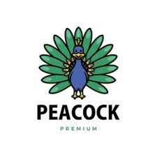 Illustrate thin lines forming the feathers surrounding the whole peacock feather figure. Free Vector Peacock Feather Pattern Collection With Flat Design