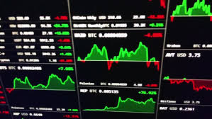Crypto Currencies Trading Prices On Live Chart Including Bitcoin Ripple D1292_33_012