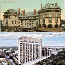 Built In 1890 On The Site Of Oglethorpe S Barracks The Original Desoto Hotel Was Savannah S Haven Of Hospitalit Savannah Chat Visit Savannah Historic Savannah