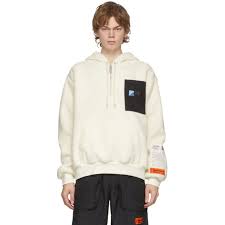 Maybe you would like to learn more about one of these? Heron Preston Off White Polar Fleece Hpc Hoodie 202967m20204503