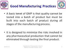 Gmp (good manufacturing practice) is a system used to ensure that products are consistently produced and controlled in accordance with in malaysia, ms 1514:2009 gmp is the specification established by the food safety & quality division of the ministry of health, aimed at increasing the. Good Manufacturing Practices For Pharmaceuticals Ppt Download