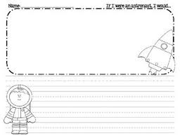 Freebie If I Were An Astronaut I Would Write Illustrate Page Space Theme Classroom Space Classroom Narrative Writing