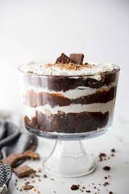 Triple Chocolate Trifle Recipe Chocolate Trifle Desserts Trifle Recipe