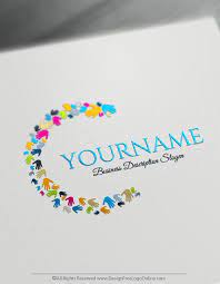 Design A Logo Online Using Hands Logo Templates Art Logo Creator Hand Logo Create Logo Design Logo Design Free Templates
