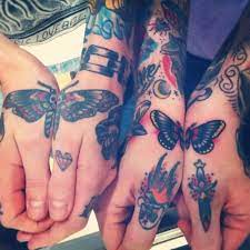Love These Butterfly Hand Tattoo Pattern Tattoo Hand Tattoos