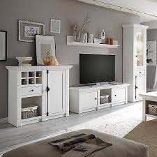 Wohnwand Weiss Landhaus Anbauwand Wohnzimmer Set 4 Teilig Westerland 2 Ebay Wohnen Landhaus Mobel Anbauwand Wohnzimmer