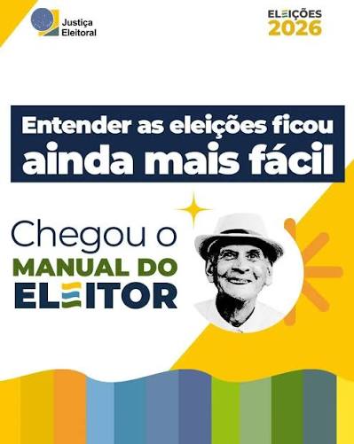 Agora ficou mais f&aacute;cil! 🙂&zwj;↕️ O Manual do Eleitor garante mais facilidade  pra quem vai participar das elei&ccedil;&otilde;es em outubro. Nele, est&atilde;o informa&ccedil;&otilde;es  essenciais pro eleitorado sobre direitos e deveres relativos ao