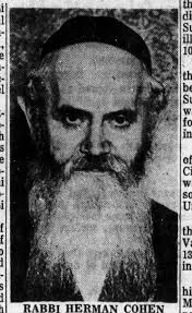 Rabbi Betzalel Cohen Rabbi Herman Cohen