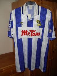 Jun 16, 2021 · die partie gegen nürnberg (1:2) war tatsächlich seine vorerst letzte für 96 im roten trikot vor der nordkurve. Sheffield Wednesday Home Fussball Trikots 1991 1992 Sponsored By Mr Tom