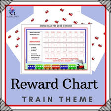 reward chart train themes by all therapy resources tpt