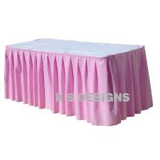 17 Foot Pleated Pink Table Skirt Polyester By Ks Designs Http Www Amazon Com Dp B008nbs94w Ref Cm Sw R Pi Dp Un7krb1gybj0z Table Skirt Pink Table Pink