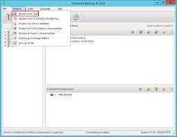 2. Restoring From A Tape Backup | Uranium Backup