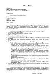 Contoh Surat Lamaran Kerja Berdasarkan Pengumuman Surat Kerja Tanggal
