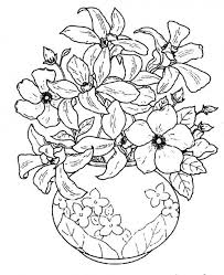 Beautiful Flowers In A Beautiful Flowering Vase Coloring Pages Riscos Para Pintura Coruja Desenho Pintura Em Tecido Flores