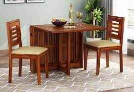 Paul 2 Seater Dining Set Honey Finish Dinning Table Wood Dining Table Setting Wooden Dining Table Designs