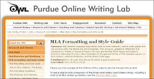 The works cited page is the list of sources at the end of the paper. Mla Bibliography Owl Post Tension