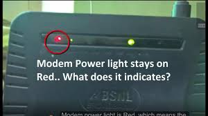 Modem Power Light Is Red Why Troubleshooting Broadband Modem Youtube