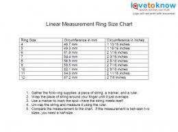 Printable Ring Size Chart Lovetoknow
