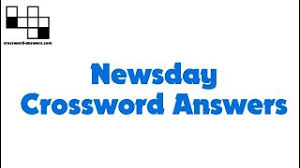 The squares for its answer will be highlighted in the puzzle, and the first square for the answer. Newsday Crossword Answers For Sunday May 9 2021 2021 05 09 Youtube