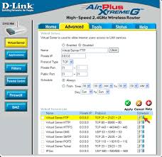 How To Create A Virtual Server Entry For The D Link Di 624m D Link Blog Home