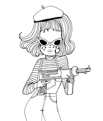 Looking for color palettes for your ui? Aesthetic Girl Coloring Pages 2021