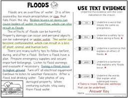 Floods And Droughts Are Natural Disasters That Are Important For Students To Learn About Students Will Res Text Evidence Natural Disasters Explanation Writing