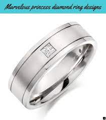 Read More About Princess Diamond Ring Designs Simply Click Here To Read More Viewing The We Platinum Diamond Wedding Ring Mens Wedding Rings Wedding Rings