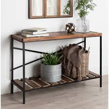 Shropshire Farmhouse Casual Console Table Console Table Decorating Metal Console Table Console Table Styling