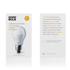Goodbulb Packaging Packaging Graphic Graphicdesign Branding Brand Identity Type Typography Minimal Minimal Packaging Design Bulb Typography