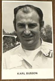 1970s USAC Sprint Car Driver Small Press Photo, Karl Busson