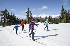 It's a magical experience to follow a scenic hiking trail to a frozen backcountry lake, blaze your own path along a creek (even skiing under bridges), or ski into a backcountry cabin for a night. Cross Country Skiing Whistler Olympic Park
