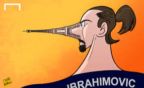 Zlatan i̇brahimoviç hakkında bilmediklerimiz neler? Omar Momani Cartoons Zlatan Ibrahimovic Promised To Stay At Psg If The Club Can Replace The Eiffel Tower With A Statue Of Him After Clinching The Ligue 1 Title But The Swede
