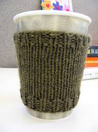 Home gift idea mug cozy sweater knitting pattern. 10 Easy Knit Coffee Cozy Free Patterns To Knit Up Quickly