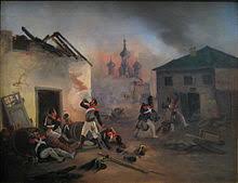 В огне погибло, по разным источникам, от 1700 до 4000 человек. Moskovskij Pozhar 1812 Vikipediya