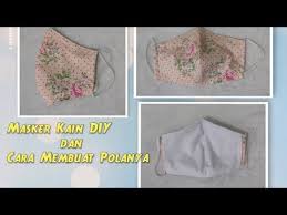 Model 2 Masker Kain Diy Diy Fabric Mask With A Replaceable Filter Youtube Diy Fabric Diy Face Mask Diy Mask