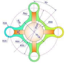 Autocad 2d Exercises 19 Practice Drawings For Beginners Drawing Practice Autocad Drawing Exercises