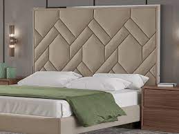The headboard is detailed with deep button tufts and decorative bronze nailheads along each side. Amazing Bedroom Design Ideas With Attractive Headboard Engineering Discoveries In 2021 Bed Headboard Design Bed Back Design Steel Bed Design
