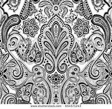 Black And White Paisley Background Black And White Paisley Pattern Paisley Background Designs Coloring Books Abstract Coloring Pages