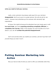 Report on seminar/conference/workshop conducted title: How To Write A Report After Attending A Seminar Sample