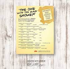 Pin On Friends Shower Games For Friends Themed Shower