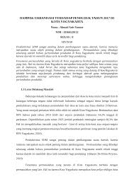 Pada umumnya migrasi ada yang bersifat sementara dan selamanya. Pdf Dampak Urbanisasi Terhadap Penduduk Tahun 2017 Di Kota Yogyakarta