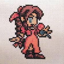 Dragon cross stitch fantasy cross stitch cross stitch fairy cross stitch angels cross stitch charts cross stitch designs cross stitch patterns cross stitch pattern little dragon images a little green dragon with yellow baby chick. Aerith From Final Fantasy Vii Needlework Cross Stitch Final Fantasy Vii Needlework