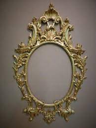 Cornice Ovale Intagliata A Mano Stile Barocco Foglia Oro Cornici Cornice Ovale Cornici In Legno