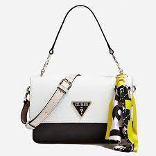 Jual tas guess untuk wanita di batam. Defined By Its Chic Grained Finish And Signature Logo Detailing The Analise Satchel Bag Is A Classic Guess Piece Kilkennyshop Tas Tas Wanita Gaya