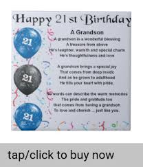 21st Birthday Greetings For Grandson Grandson Poem 21st Birthday Tile Zazzle Com 21st Birthday 21st Birthday Poems 21st Birthday Messages
