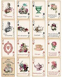 Buy alice in wonderland : Alice In Wonderland Playing Cards Alice In Wonderland Net Shop