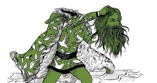 Sir Gawain And The Green Knight Illustration 750x400 Jpg 750 400 Green Knight Knight Medieval Literature