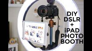 When snapbooth is setup and running all your guests have to do is: Diy Professional Ipad Dslr Photo Booth Youtube